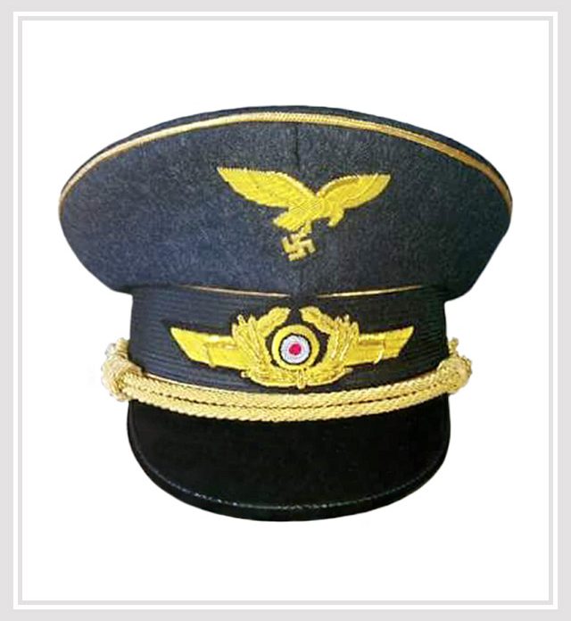 GERMAN LUFTWAFFE GENERAL VISOR CAP WW2