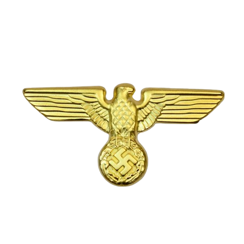 Pack of 6 - WW2 German Political Leader Cap Eagle - Gold