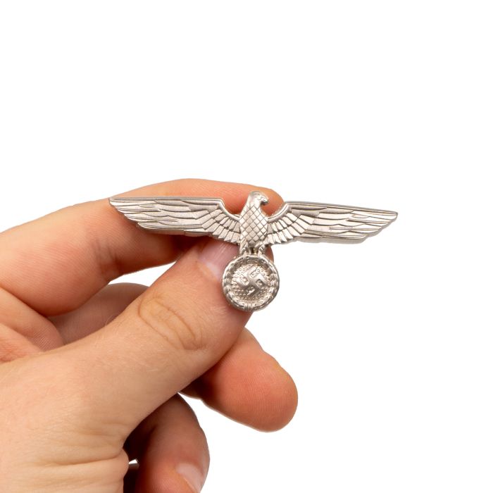 Pack of 6 - WW2 German Army Silver Metal Cap Eagle