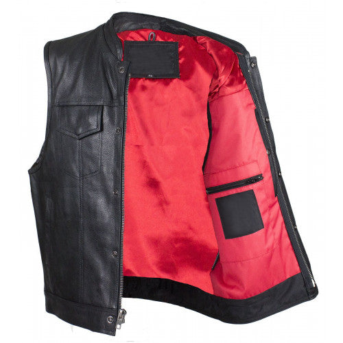 Men Leather Vest