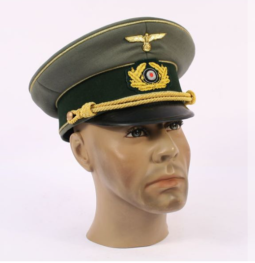 German Army Generals Visor Cap