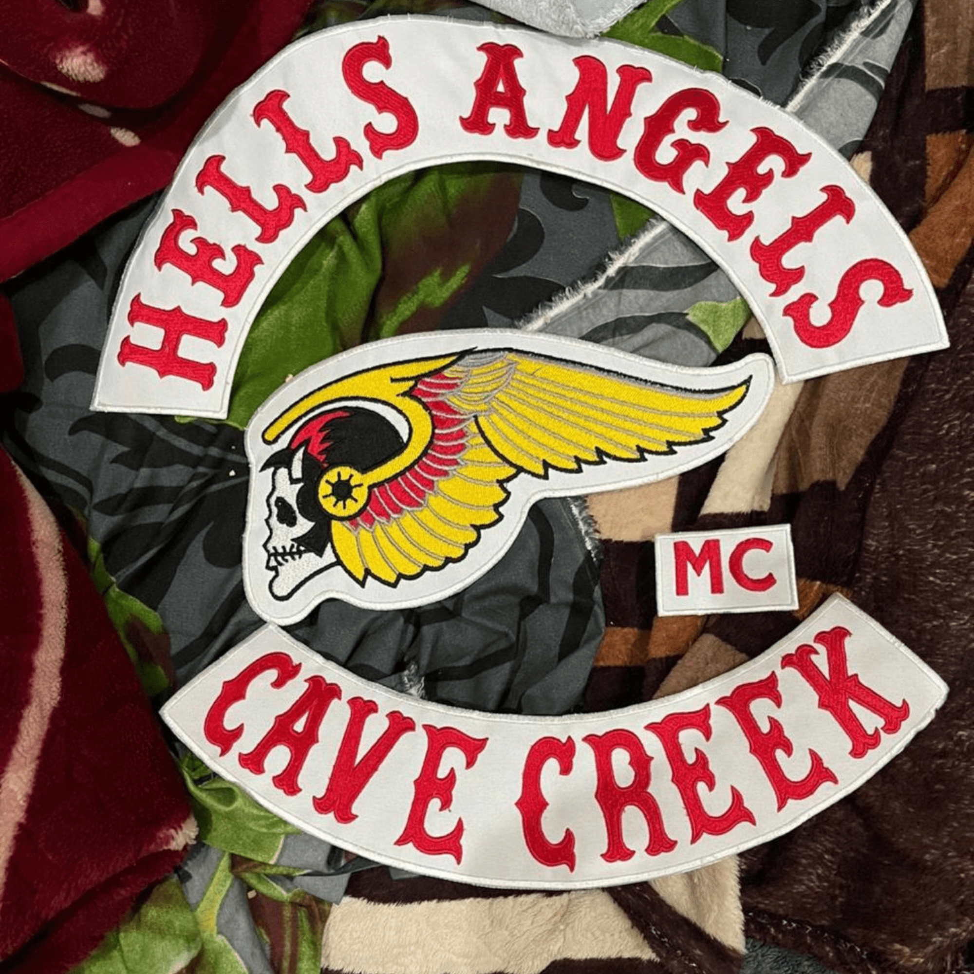 Authentic Hells Angels Cave Greek Patch & Hells Angels Patches Apparel - World Wing1