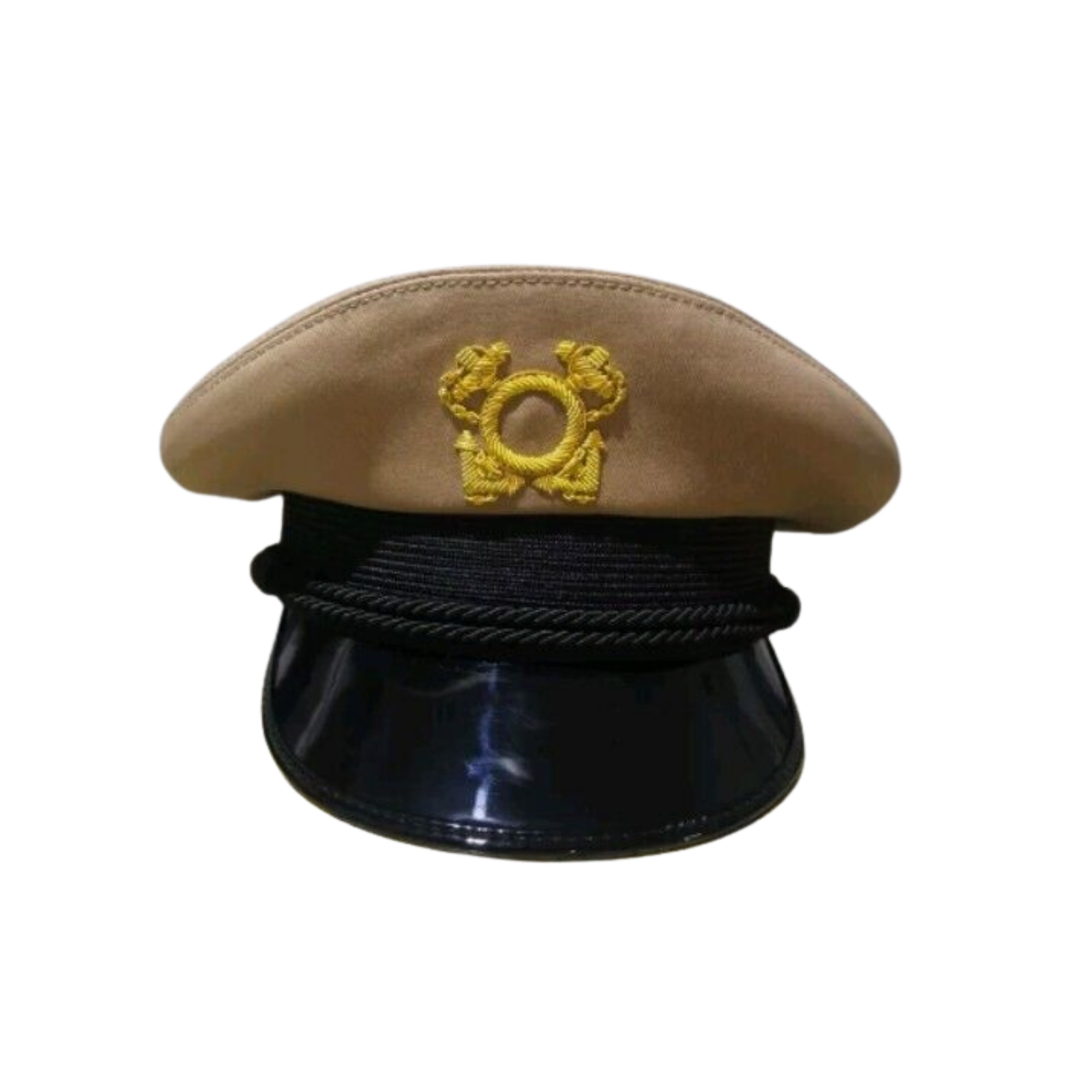 Replica Captain's Hat, Skipper's Hat, Yachting Hat - khaki version..