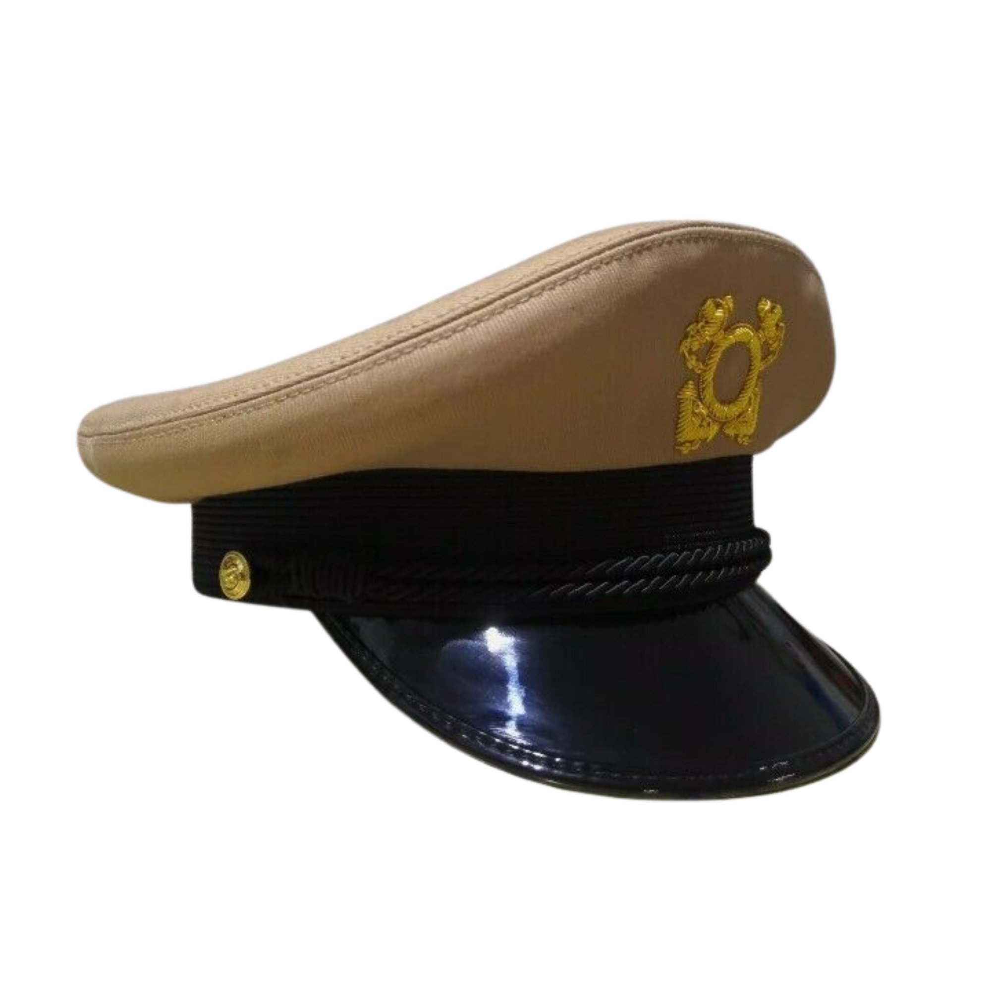 Replica Captain's Hat, Skipper's Hat, Yachting Hat - khaki version..