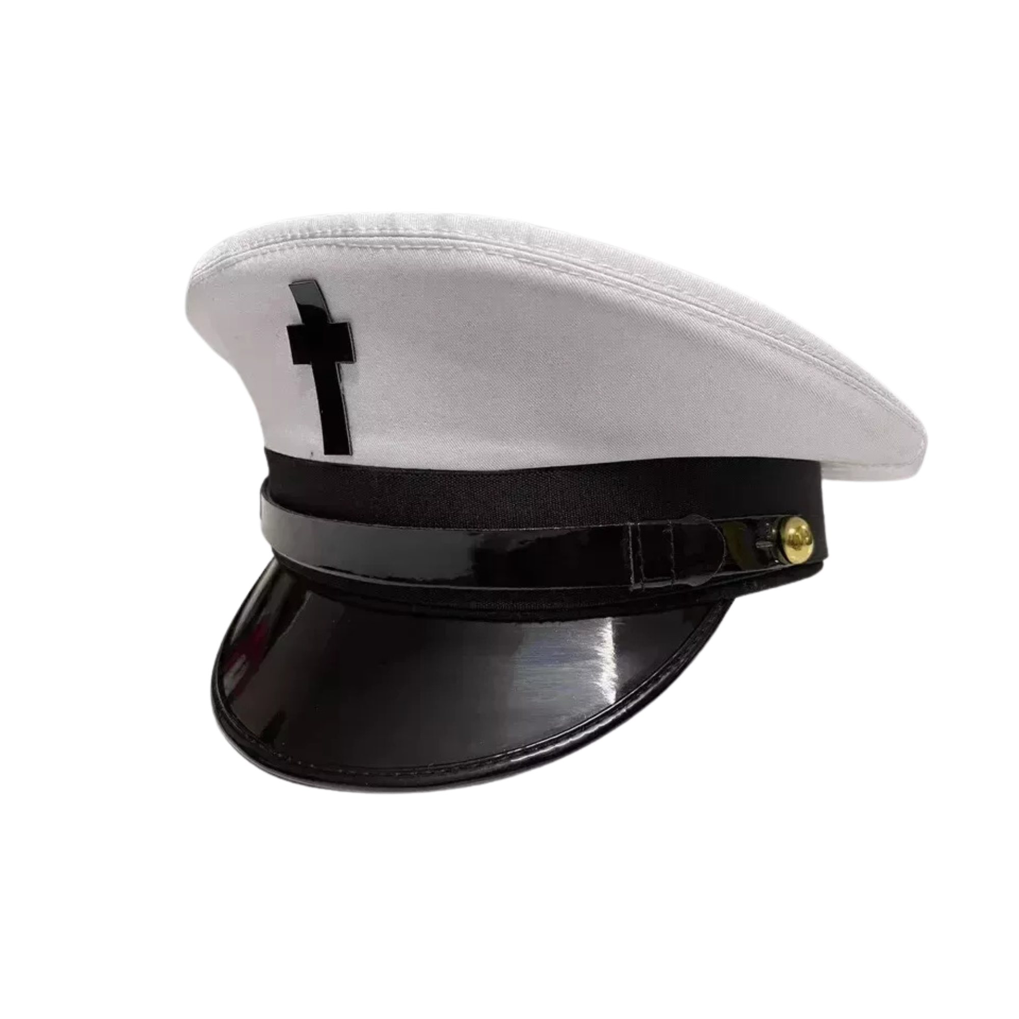 NEW MASONIC REGALIA KNIGHT TEMPLAR BLACK CAPTAIN HATS - ALMOST ALL SIZES CP MADE