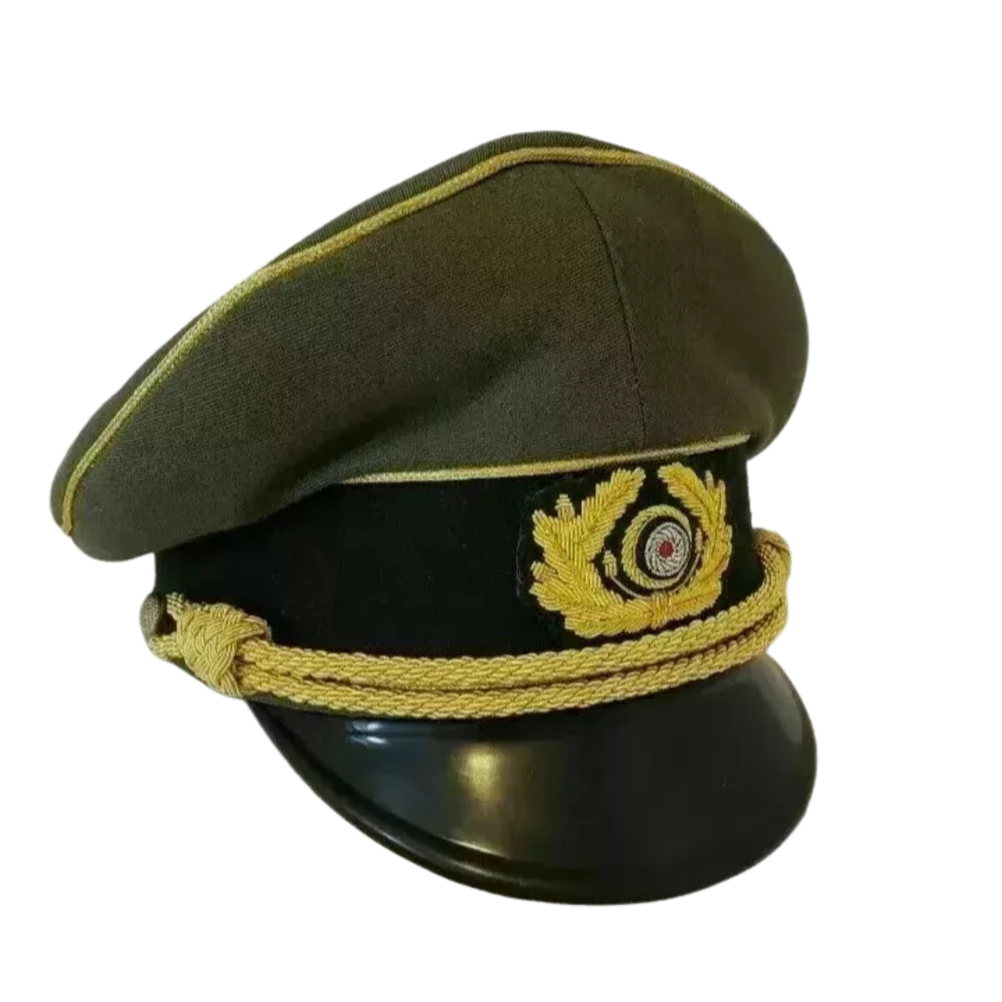 WW2 German Army Generals Officers Service Visor Hat Cap Schirmuttzen Repro