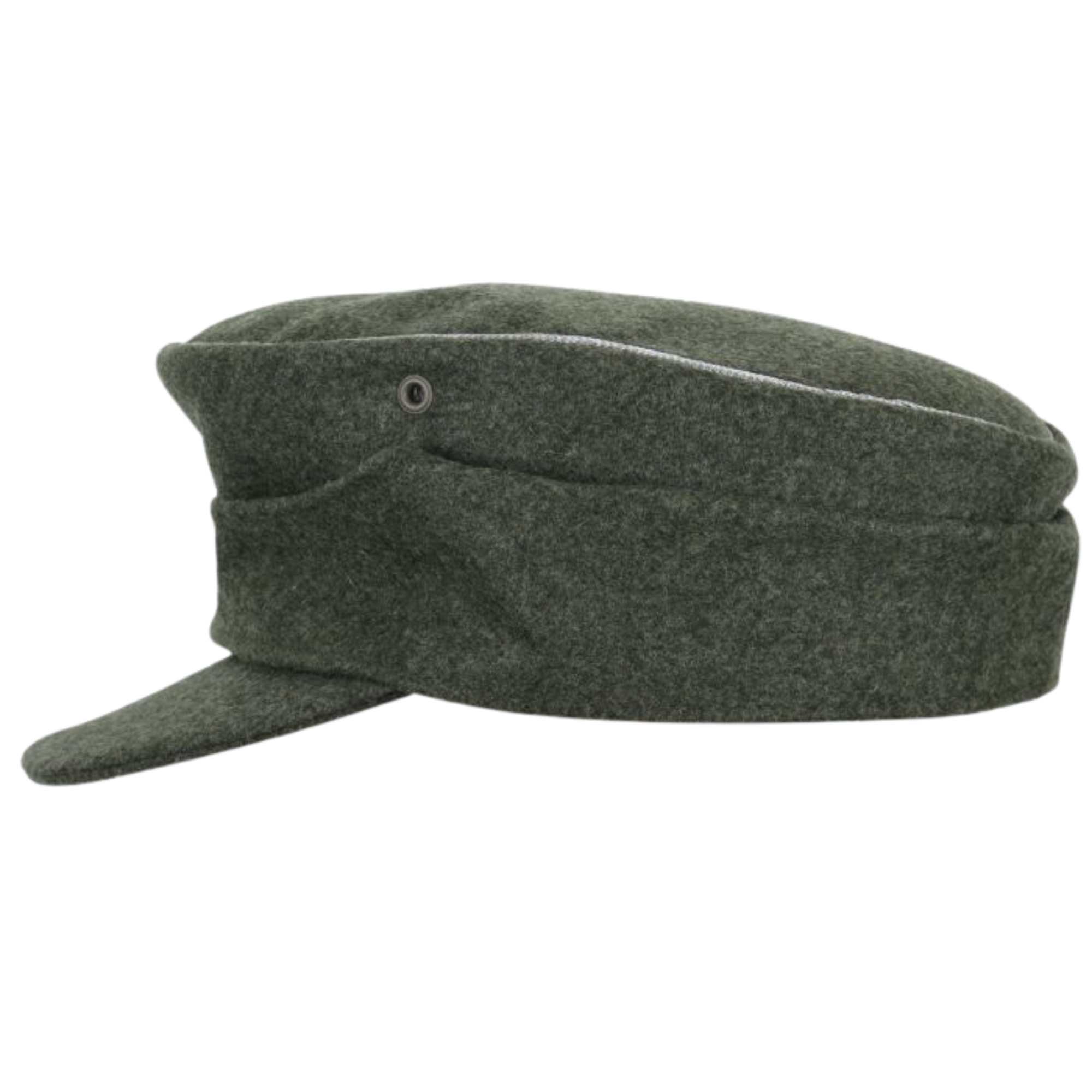 WW2 German M43 Field Grey Officers Ski Cap by Erel - Premium Historical Replica