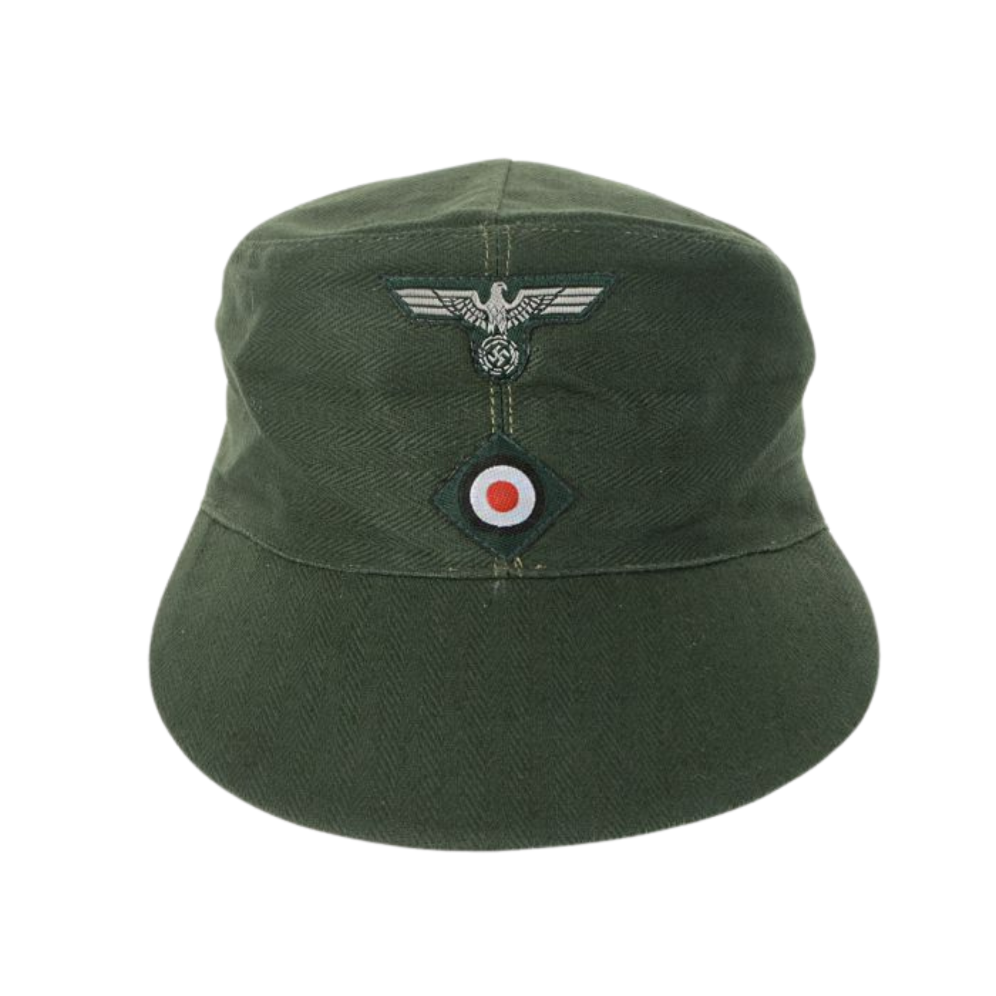 WW2 M43 Reed Green Field Cap - Authentic German Military Replica