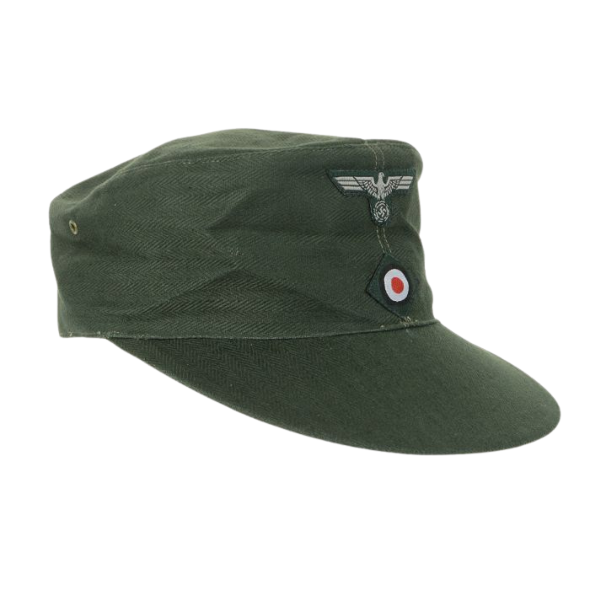 WW2 M43 Reed Green Field Cap - Authentic German Military Replica