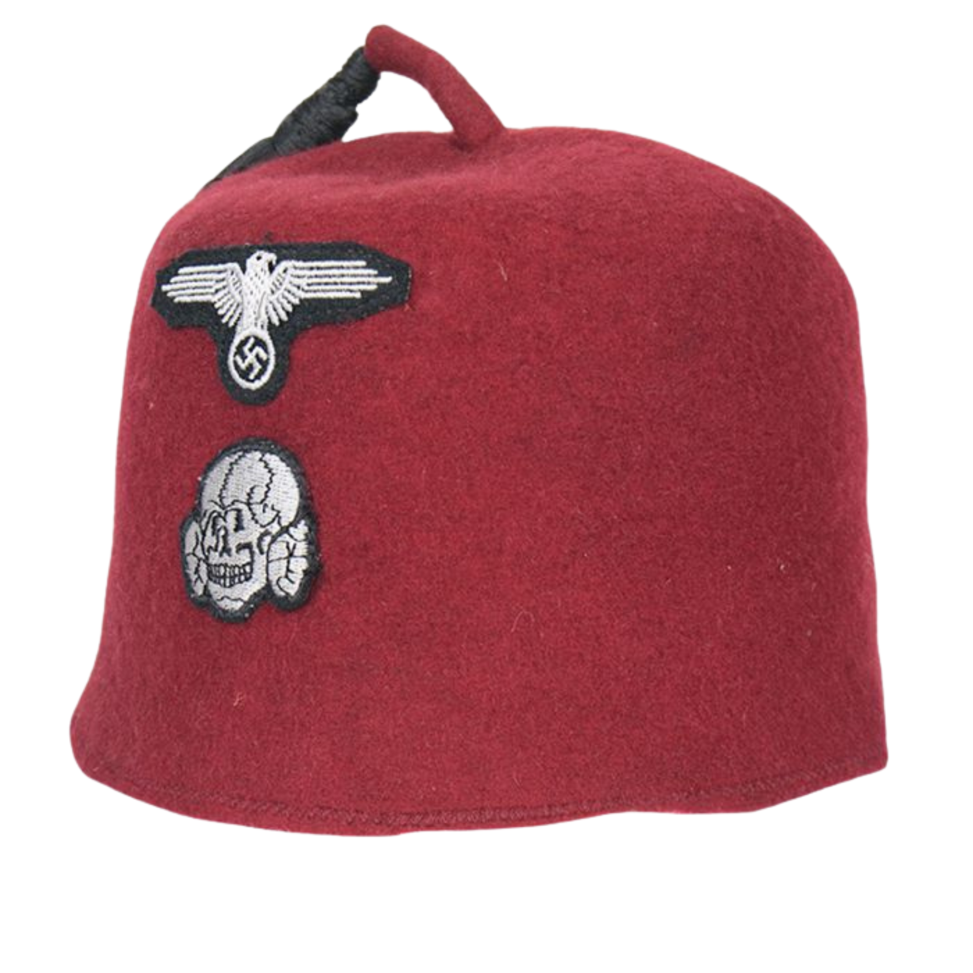 WW2 Waffen SS M43 Fez - Maroon Replica