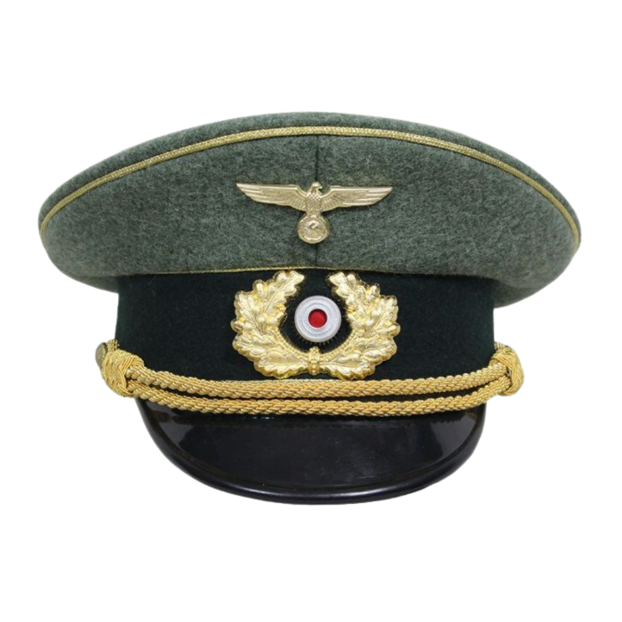 German Army General Visor Cap - Field Grey Replica