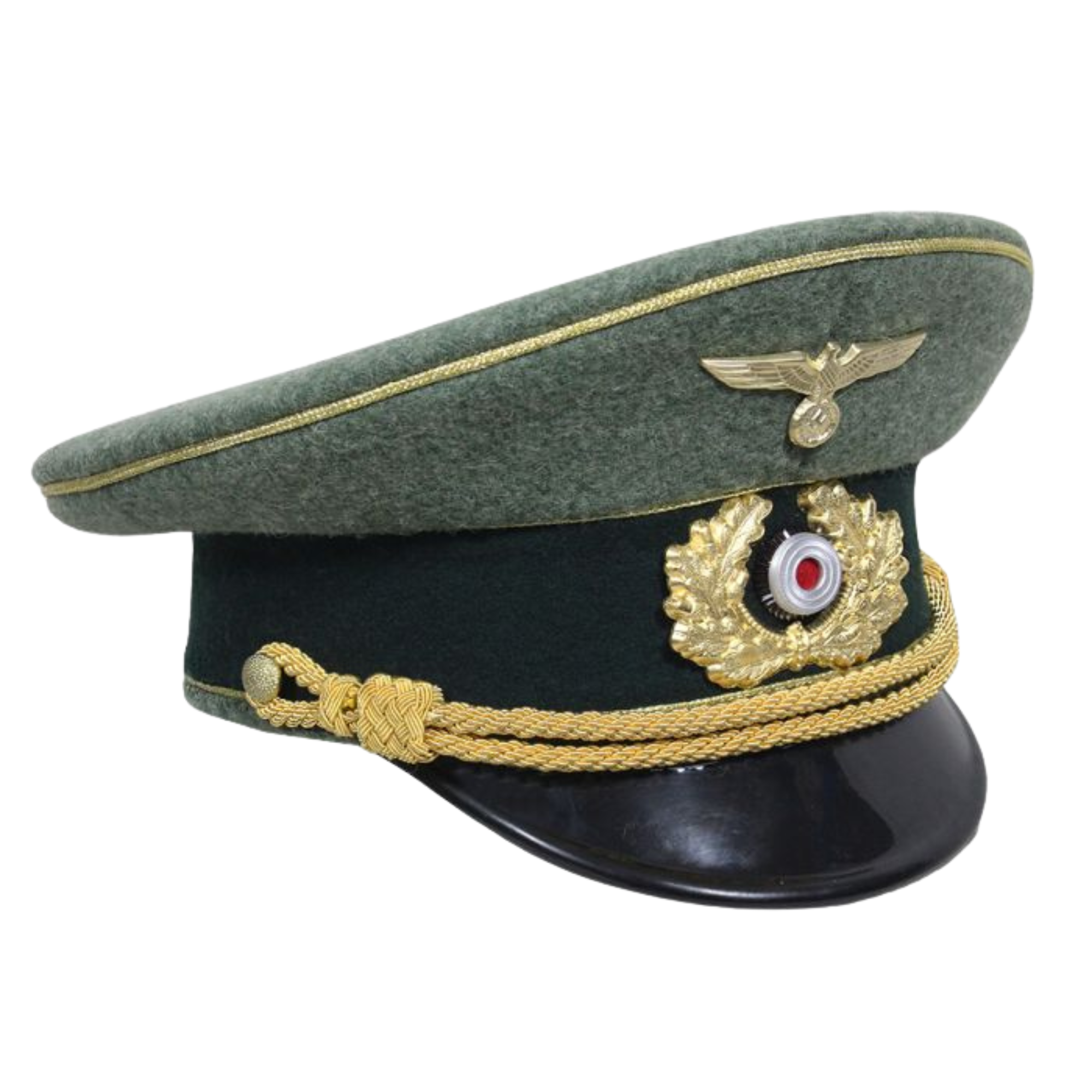 German Army General Visor Cap - Field Grey Replica