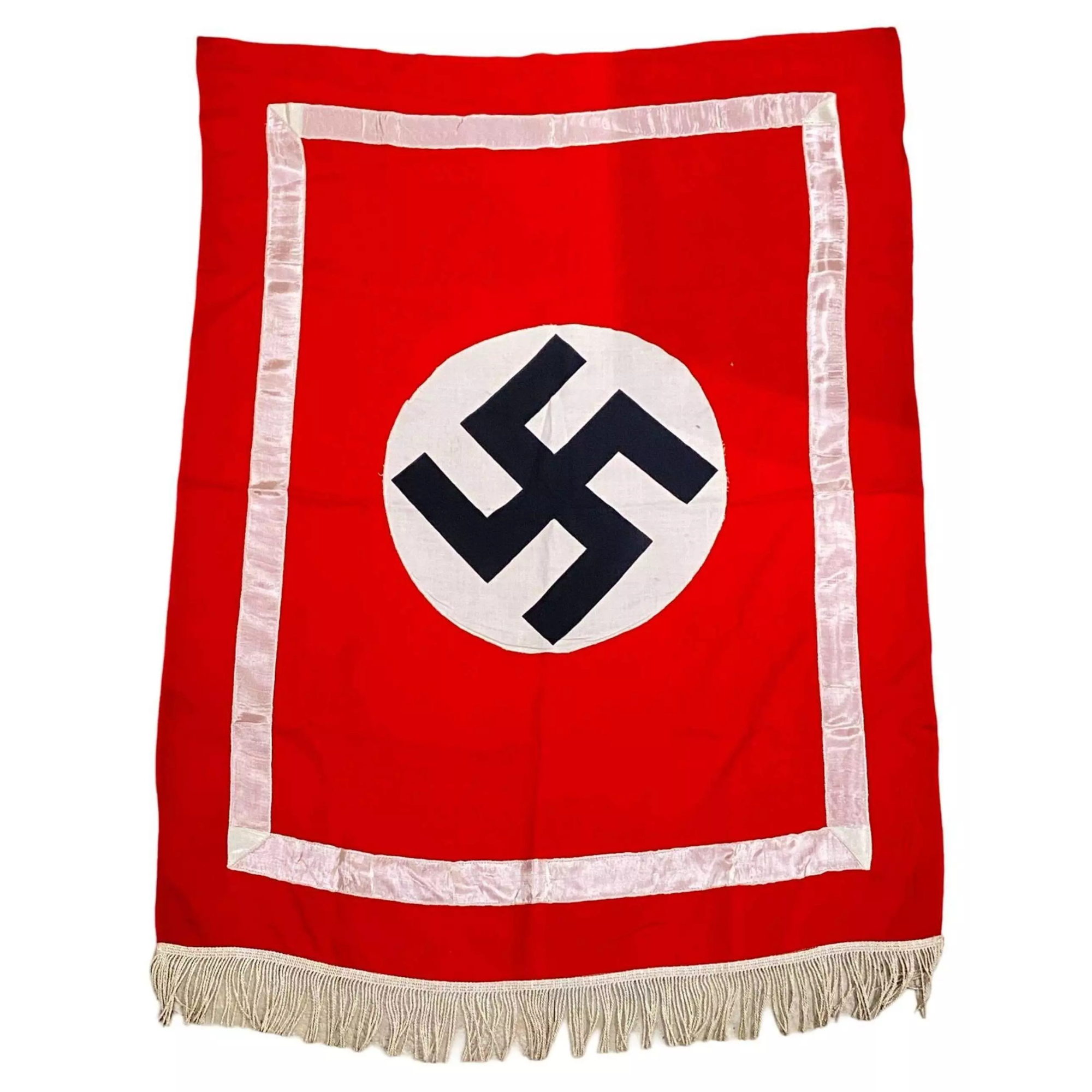 WW2 German NSDAP Podium Banner - 72cm x 103.5cm, Excellent Condition, Rare Historical Artifact