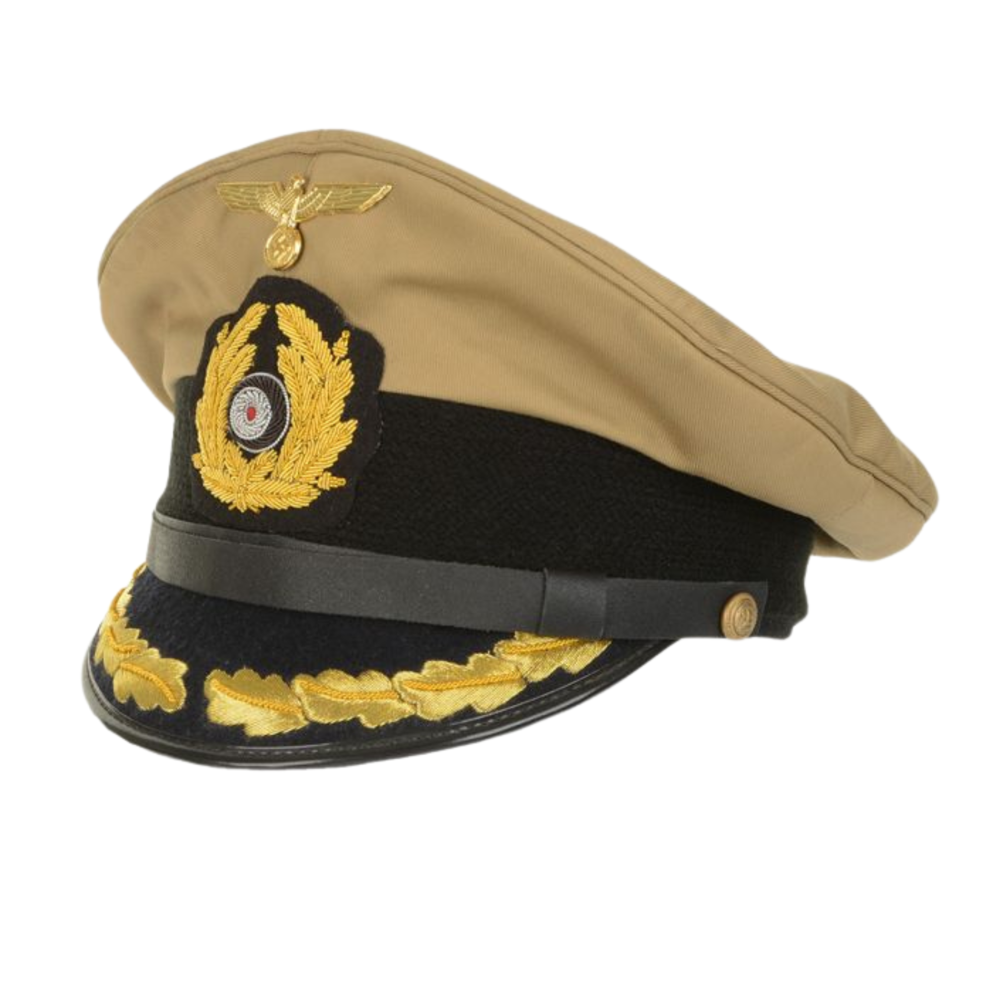 WW2 German Kriegsmarine Tropical Captain Visor Cap Replica