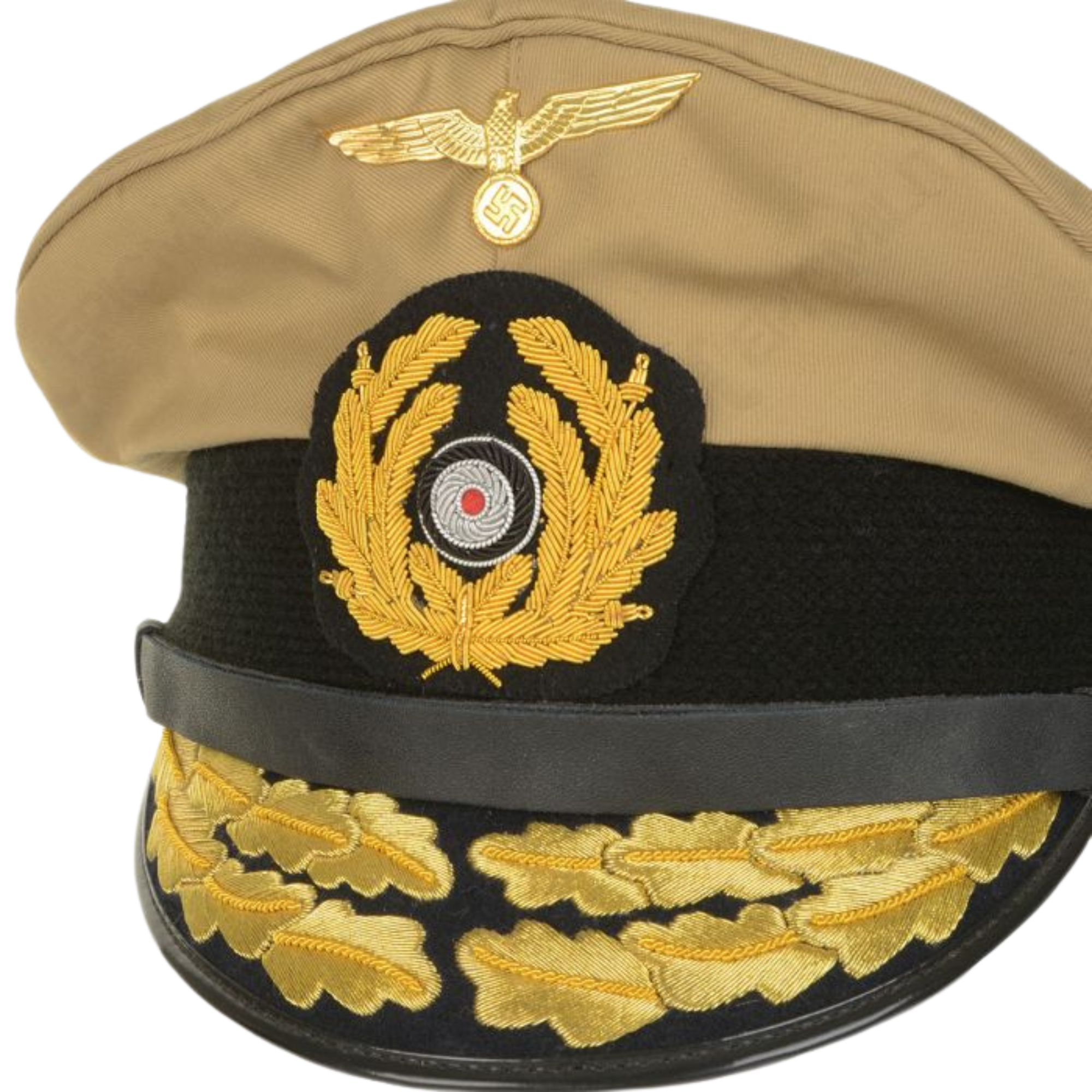 WW2 German Kriegsmarine Tropical Admiral Visor Cap Replica