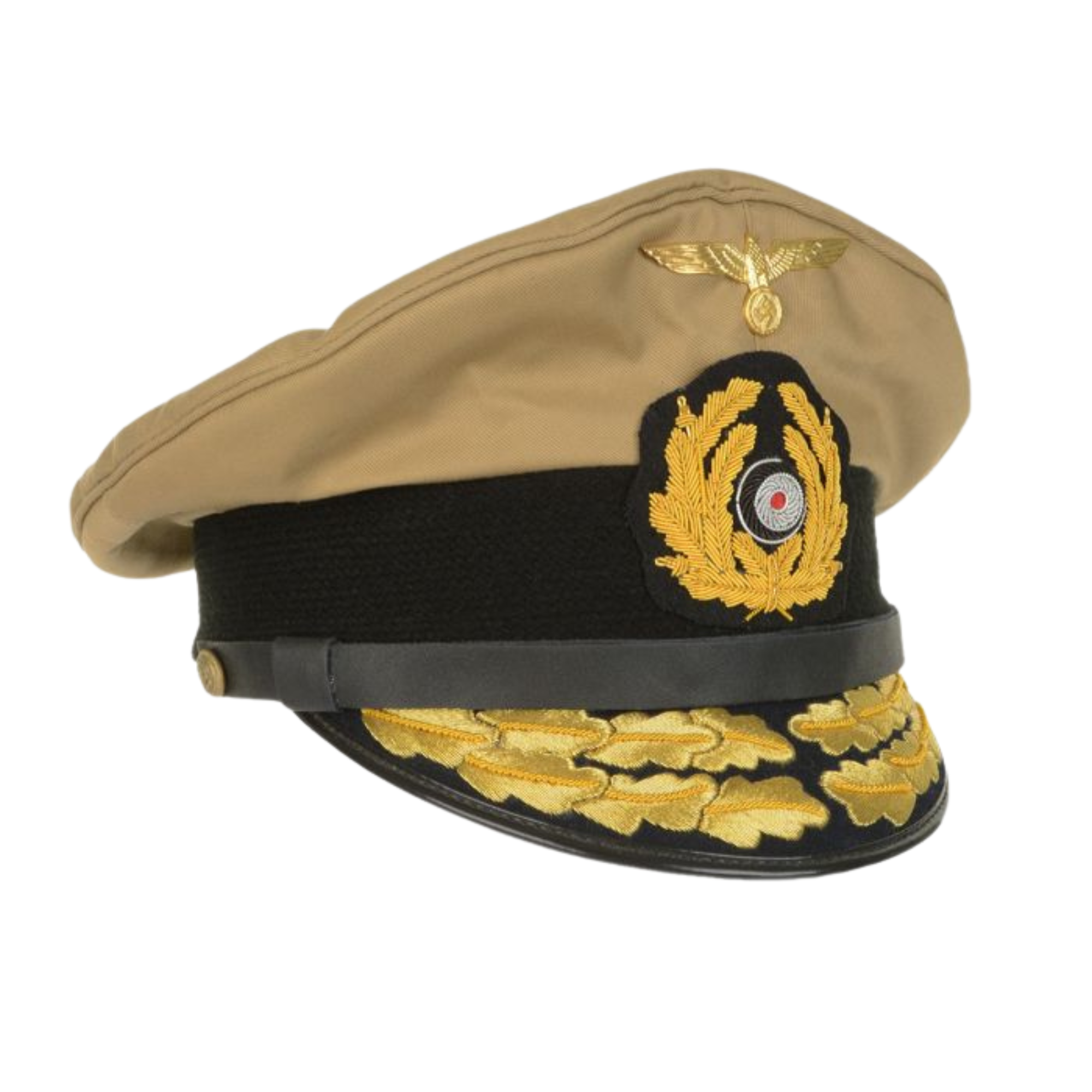 WW2 German Kriegsmarine Tropical Admiral Visor Cap Replica