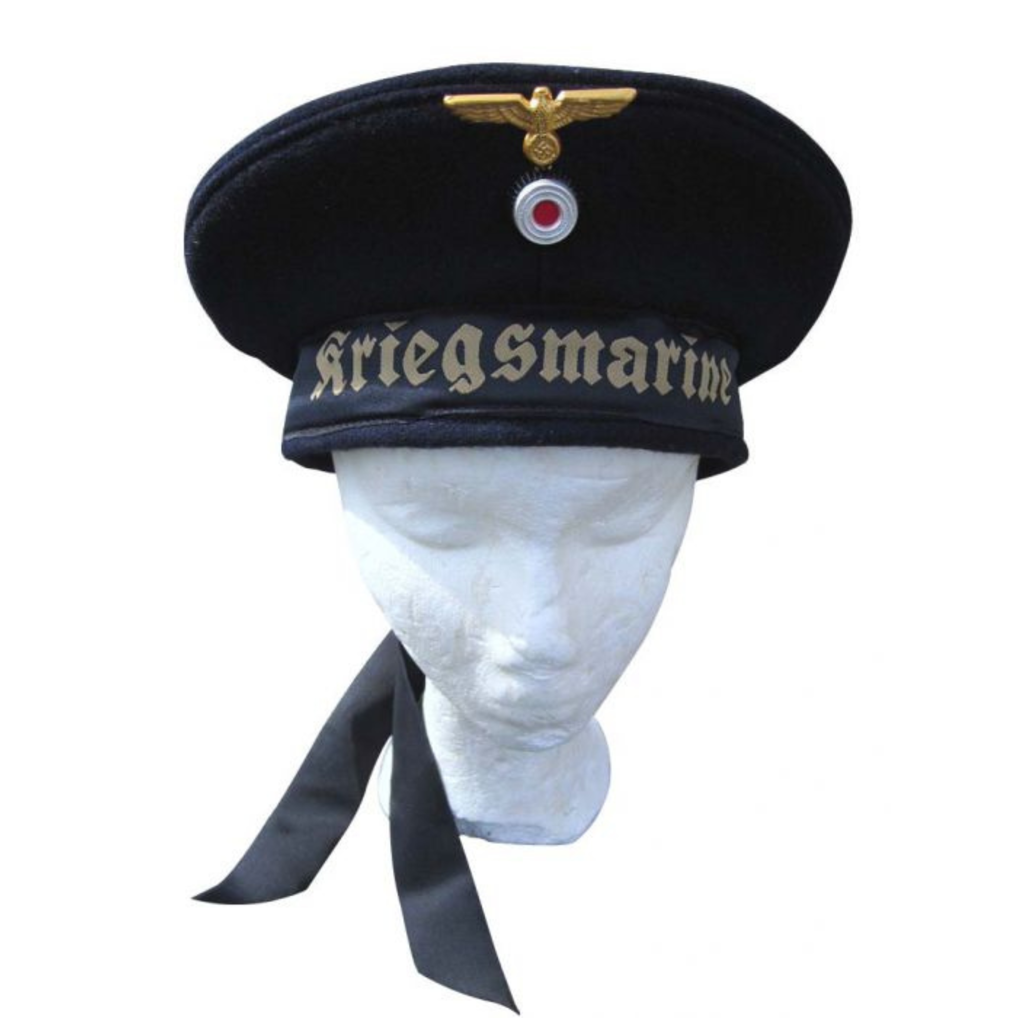 Kriegsmarine EM Sailors Cap - Navy Blue Replica