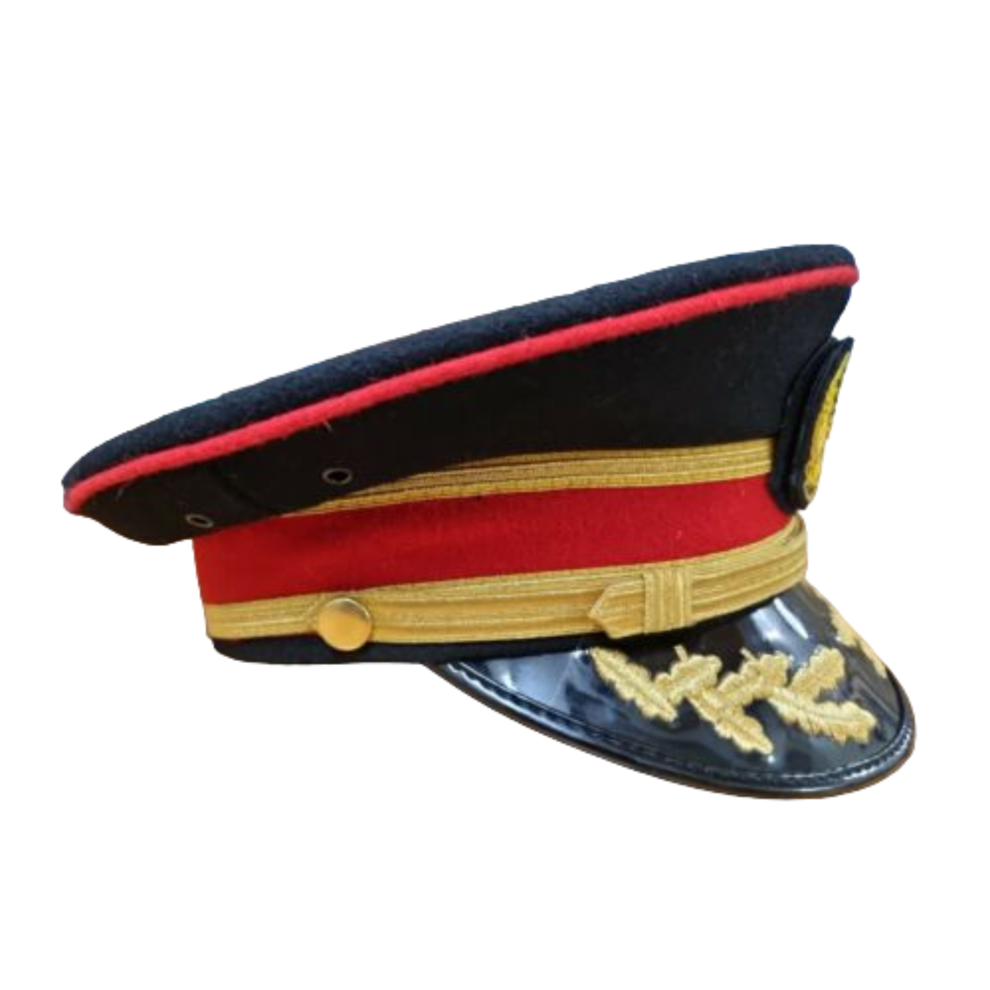 UAE Coast Guard Second Lieutenant Peaked Cap with a Flat Sloping Crown