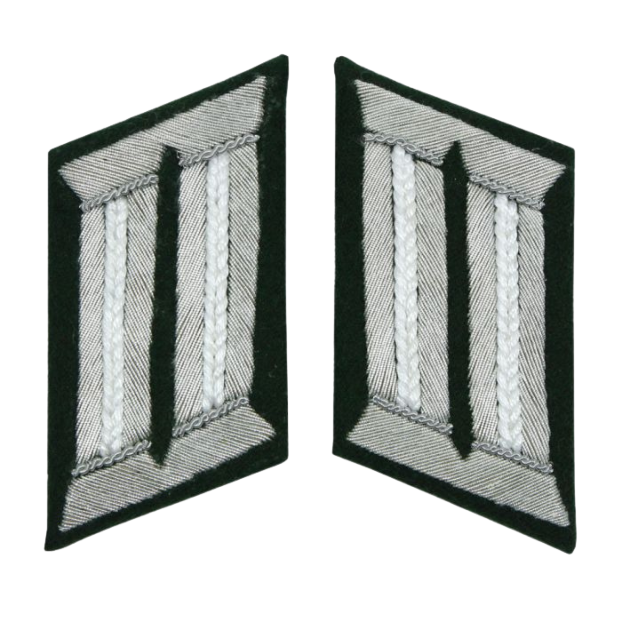 Pack of 6 German Army Officer Collar Tabs (Infantry)