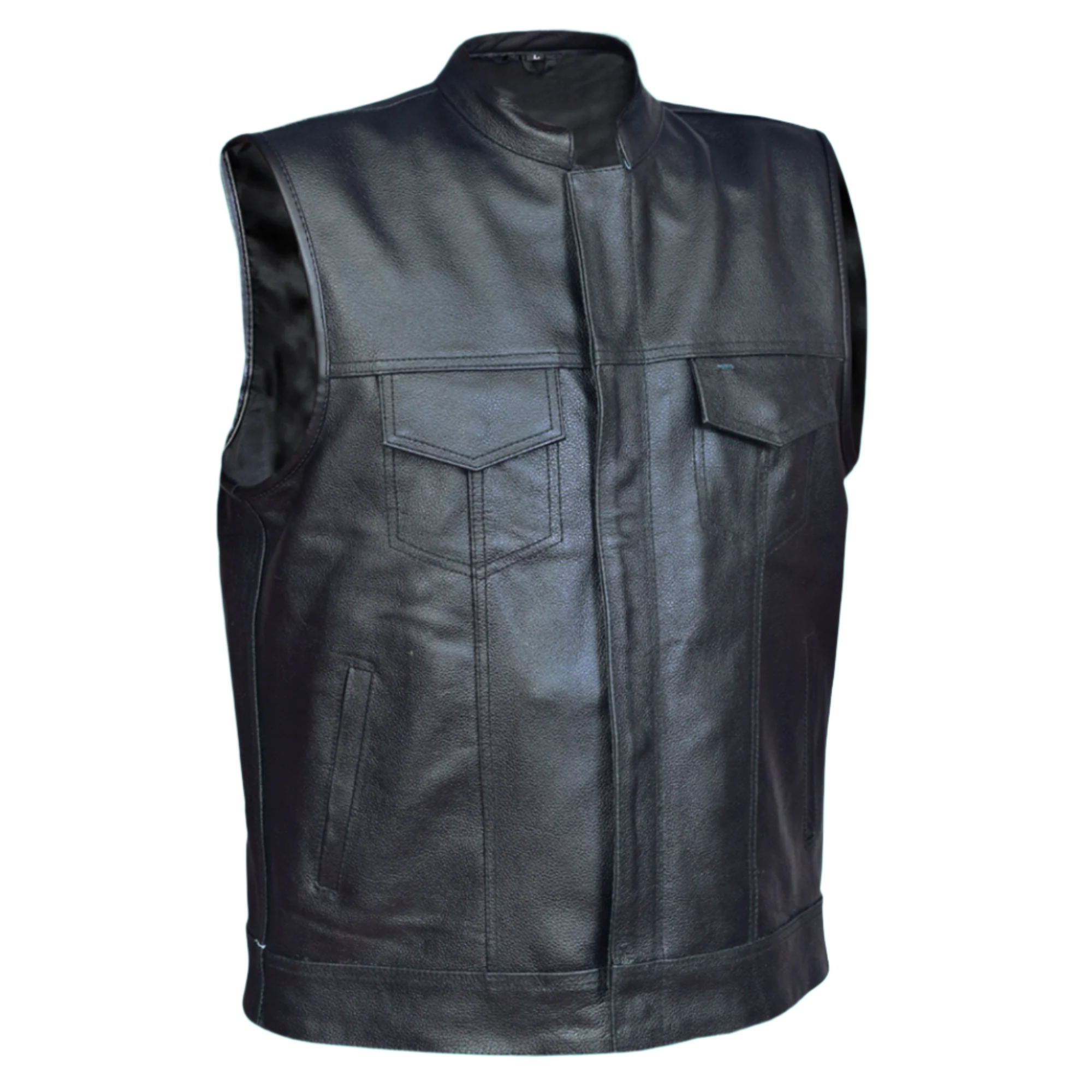 Split Leather Waistcoat