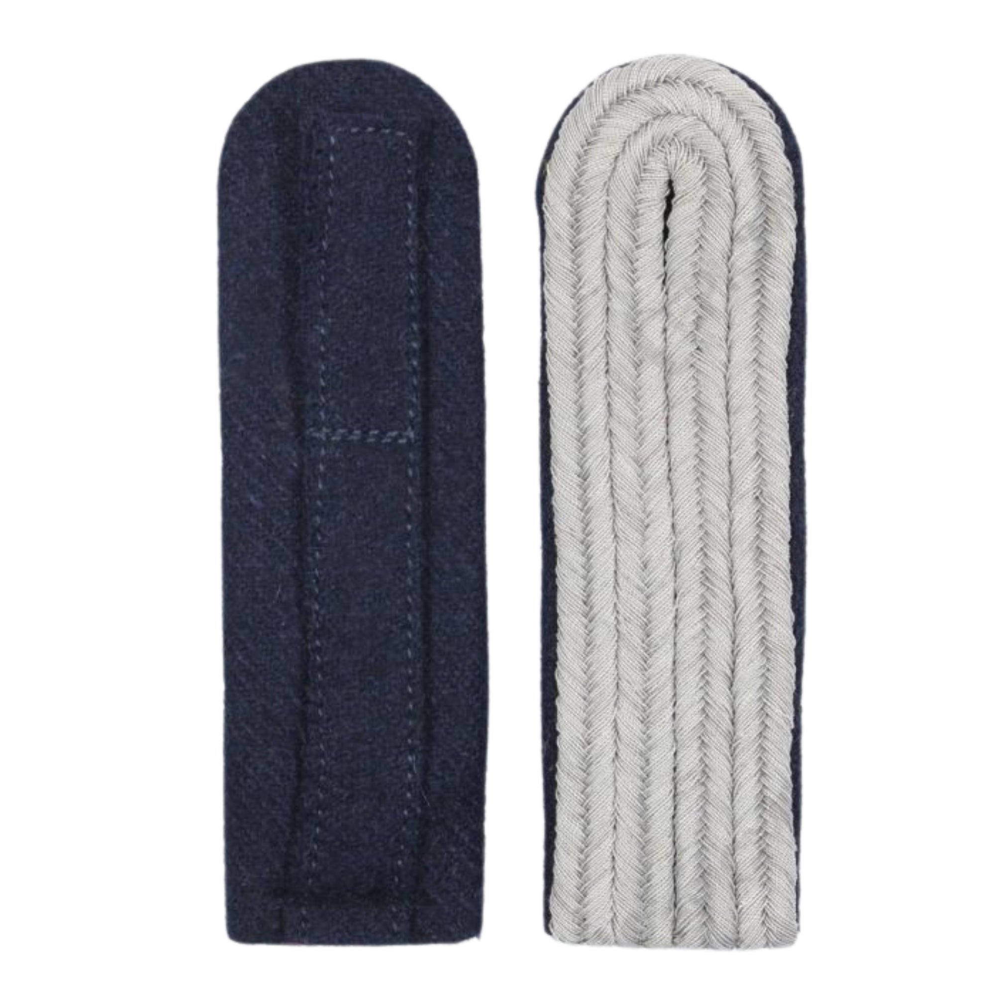 German Officer Shoulder Boards - Navy Blue Piped