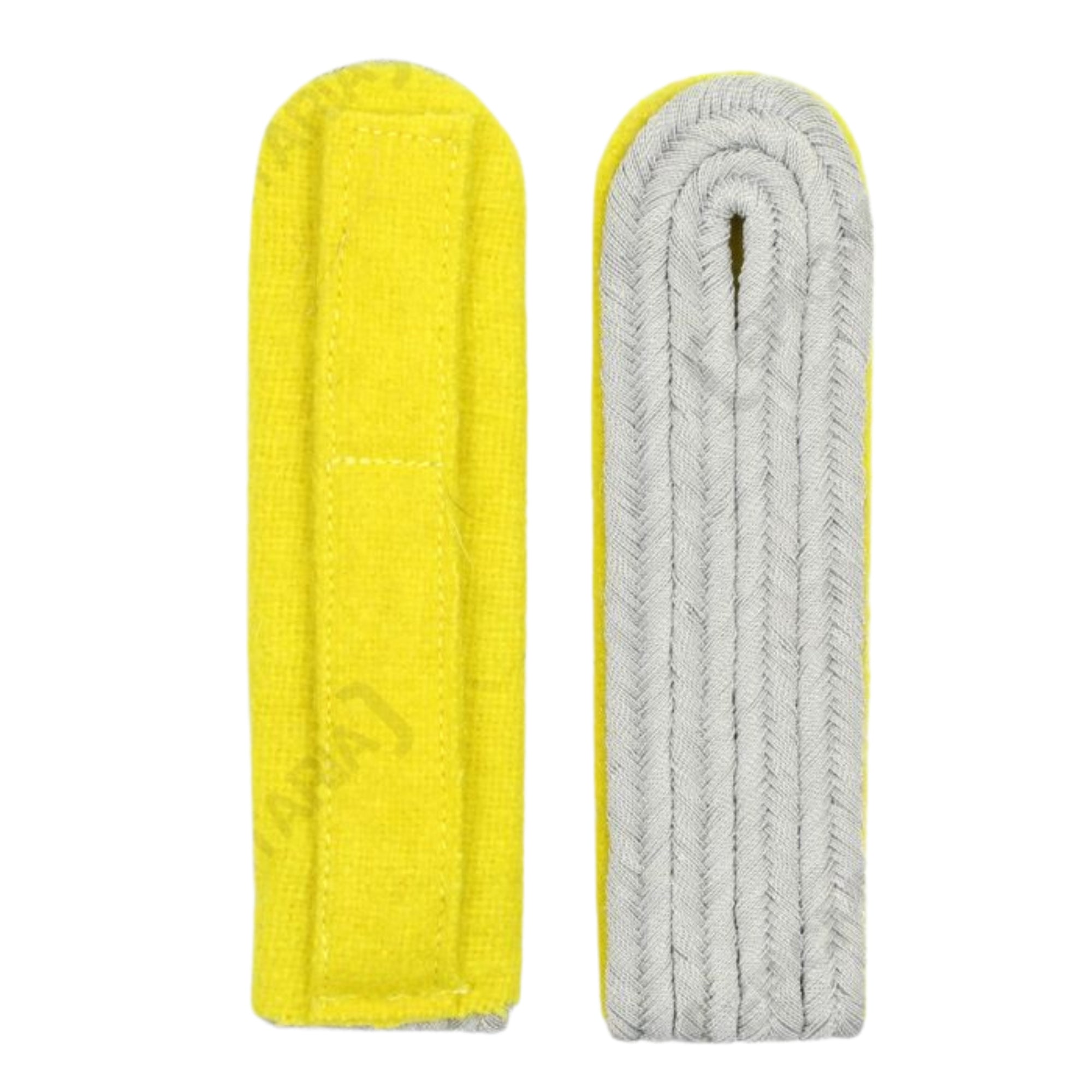 German Officer Shoulder Boards - Lemon Yellow Piped