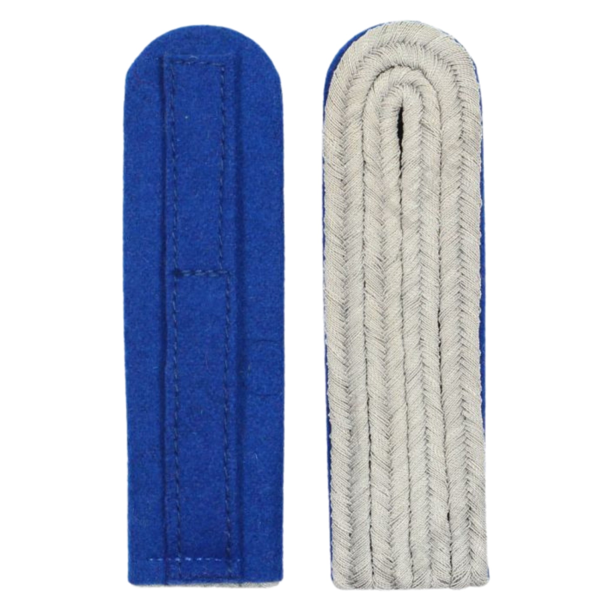 German Junior Officer Shoulder Boards - Cornflower Blue piped