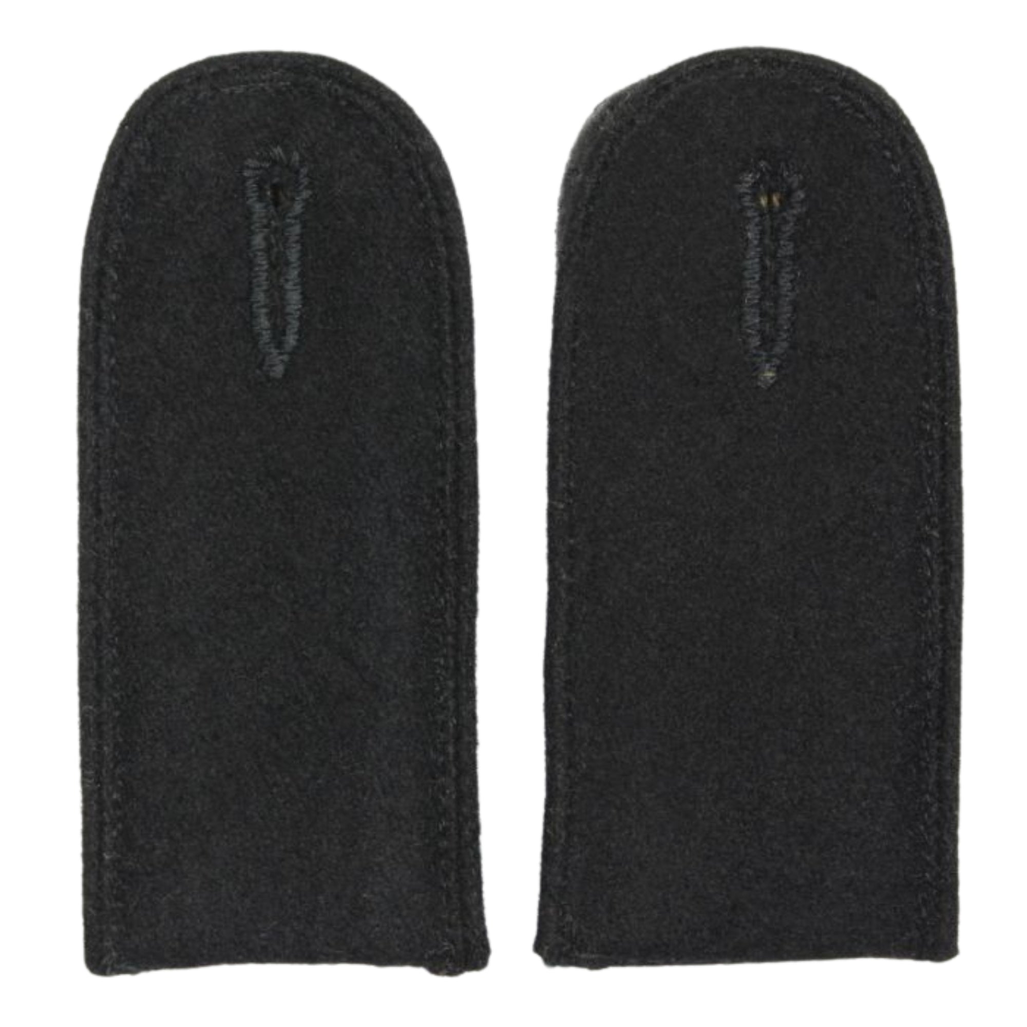 Black Wool All Piped color EM Shoulder Boards - Artillery