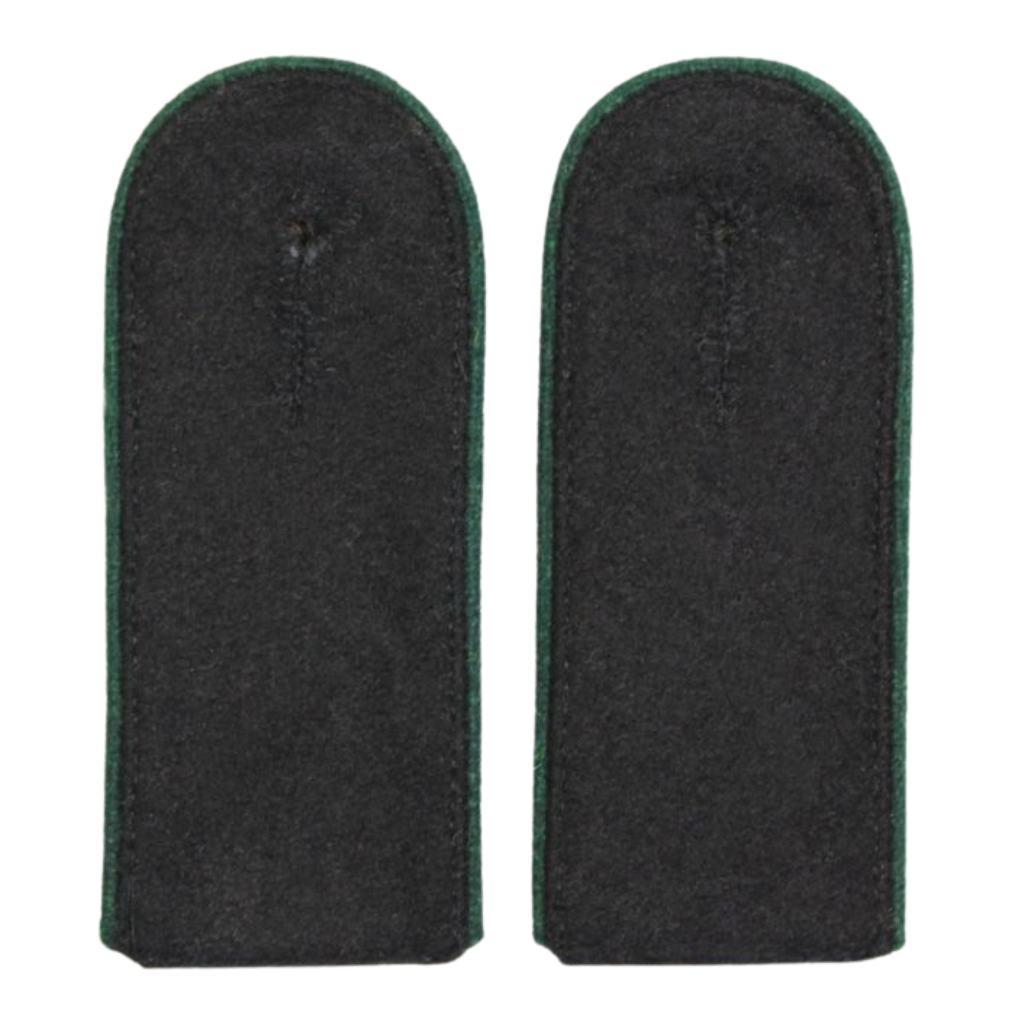 Black Wool All Piped color EM Shoulder Boards - Artillery