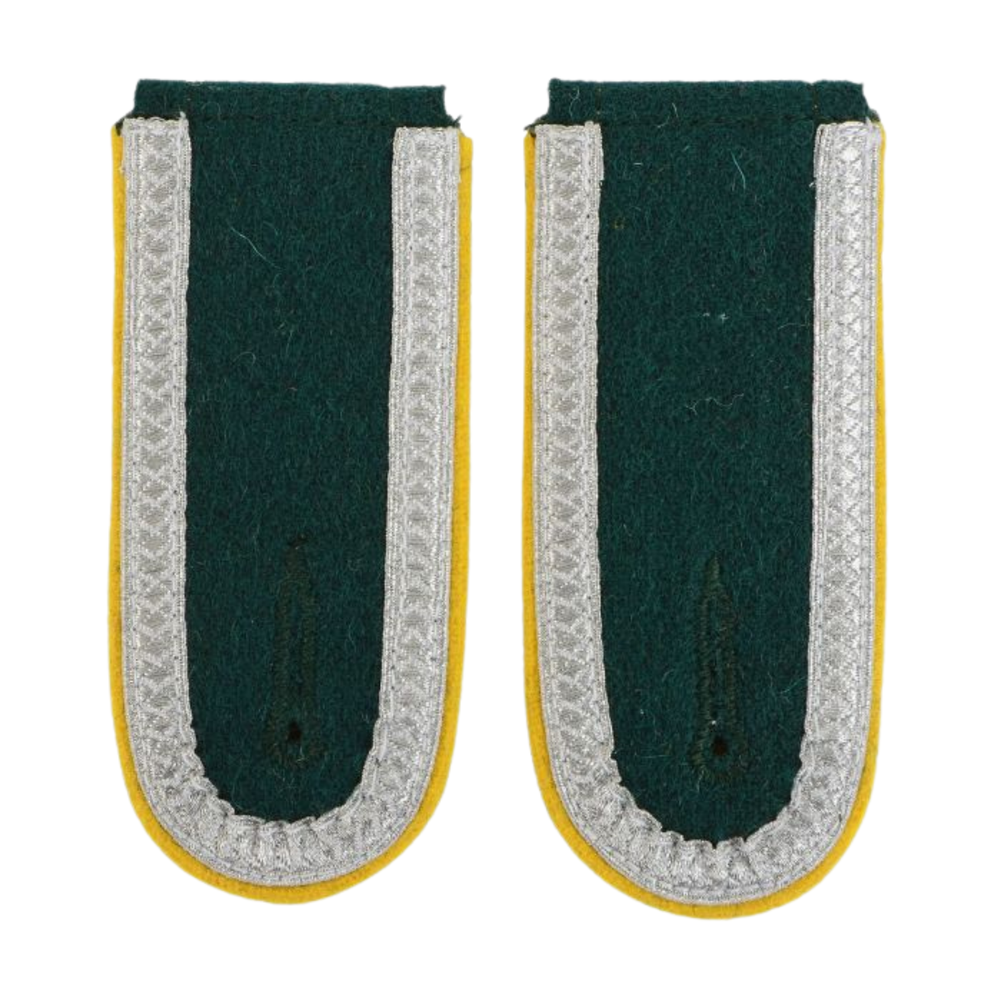 Authentic Bottle Green NCO Unteroffizier Shoulder Boards – All Divisions