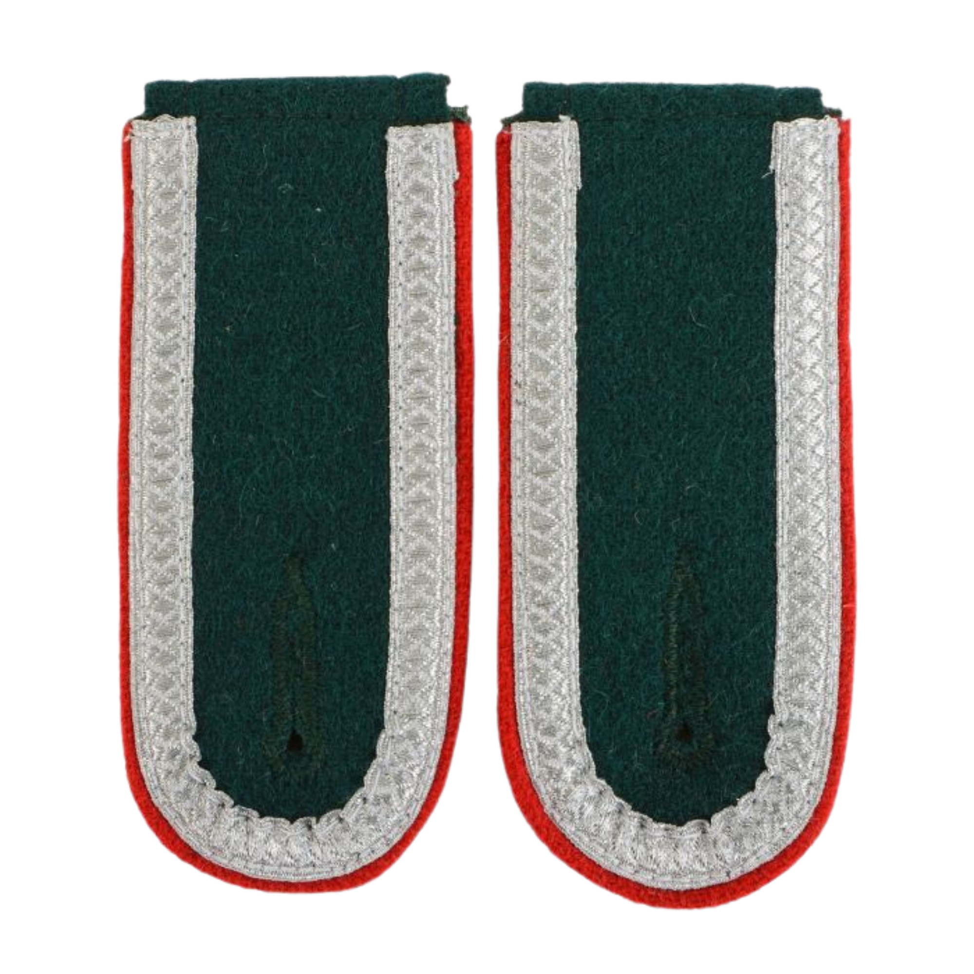 Authentic Bottle Green NCO Unteroffizier Shoulder Boards – All Divisions