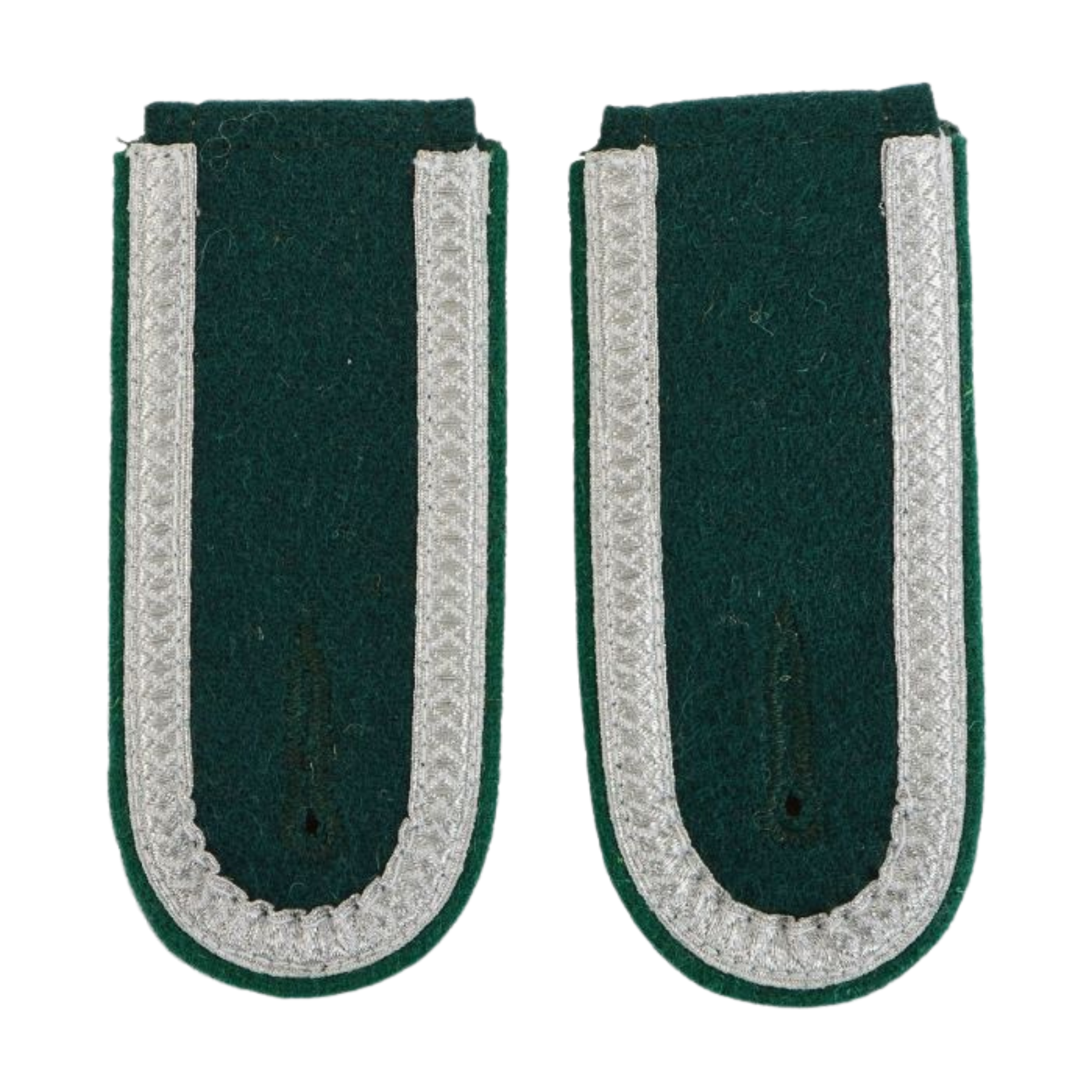 Authentic Bottle Green NCO Unteroffizier Shoulder Boards – All Divisions