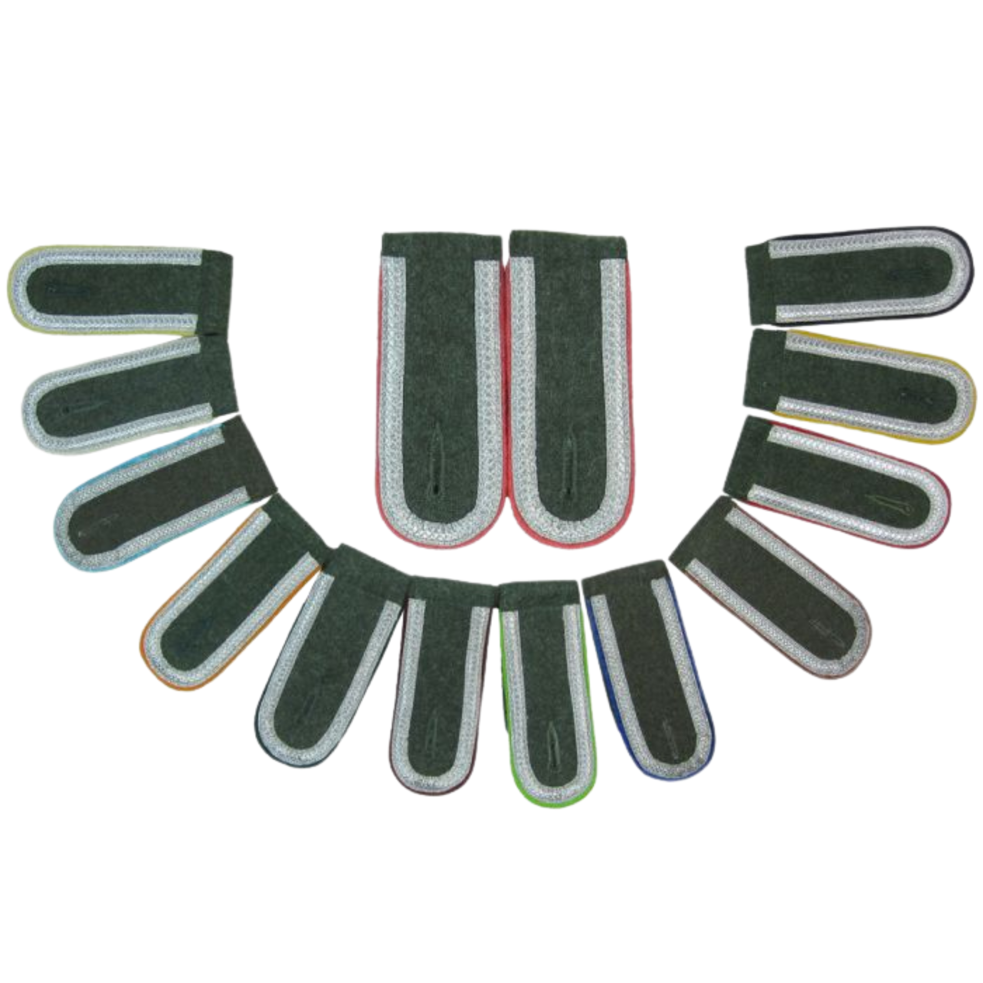 Field Grey NCO Unteroffizier Shoulder Boards - All Divisions