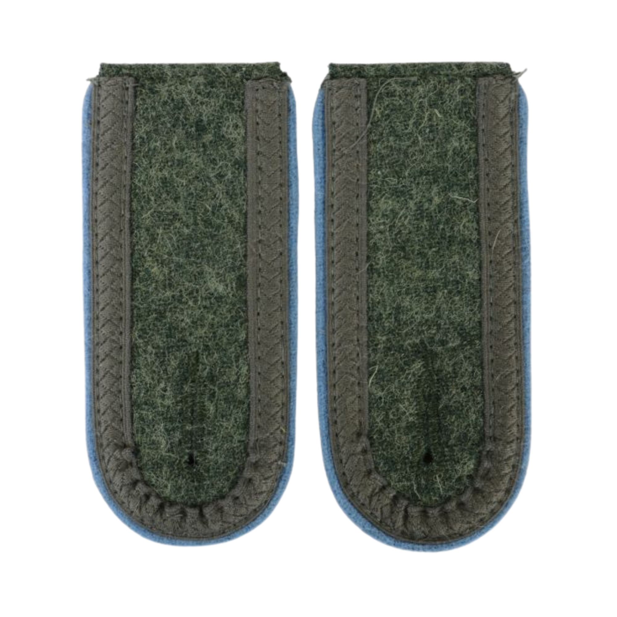 Field Grey NCO Unteroffizier Shoulder Boards Subdued Tresse - All Divisions