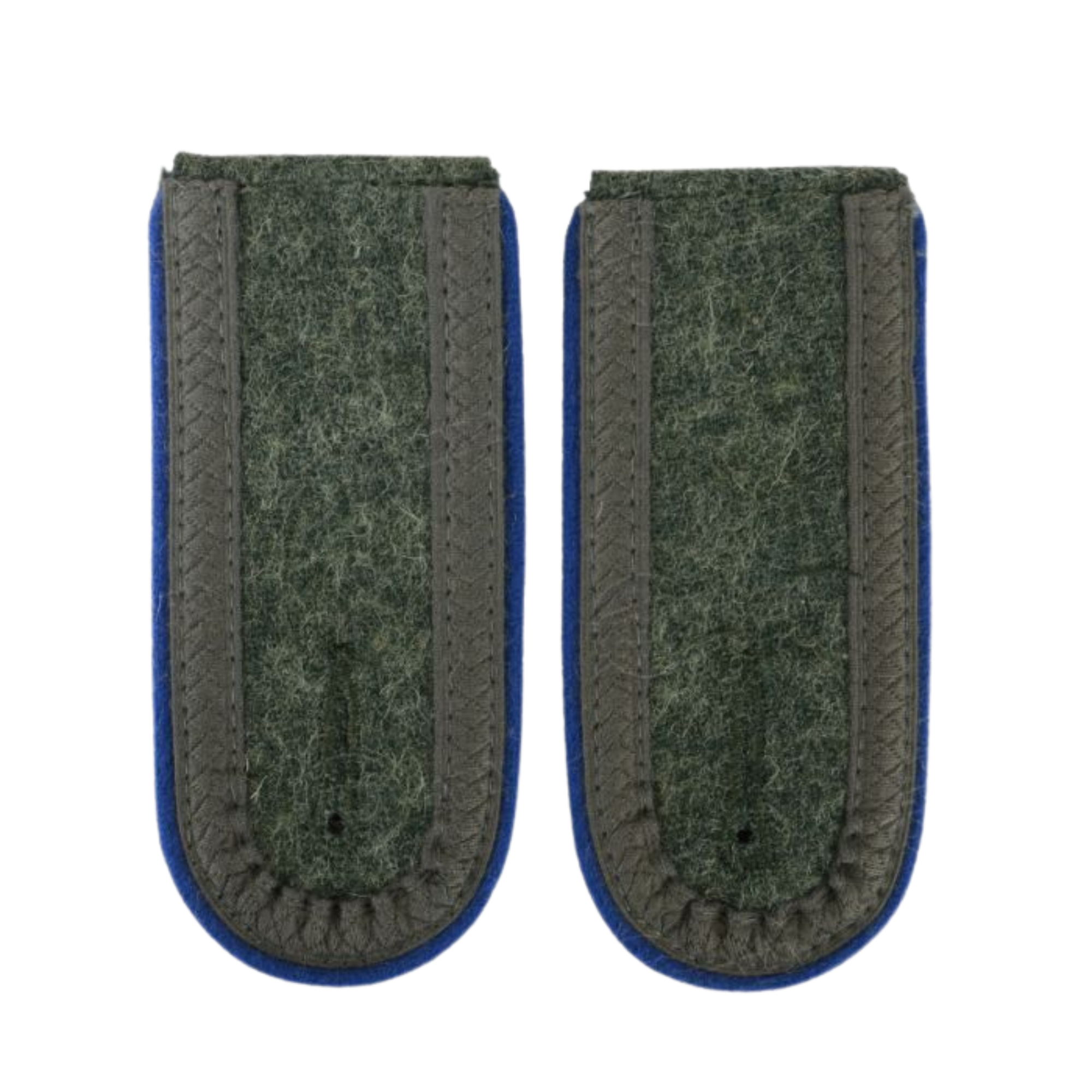 Field Grey NCO Unteroffizier Shoulder Boards Subdued Tresse - All Divisions