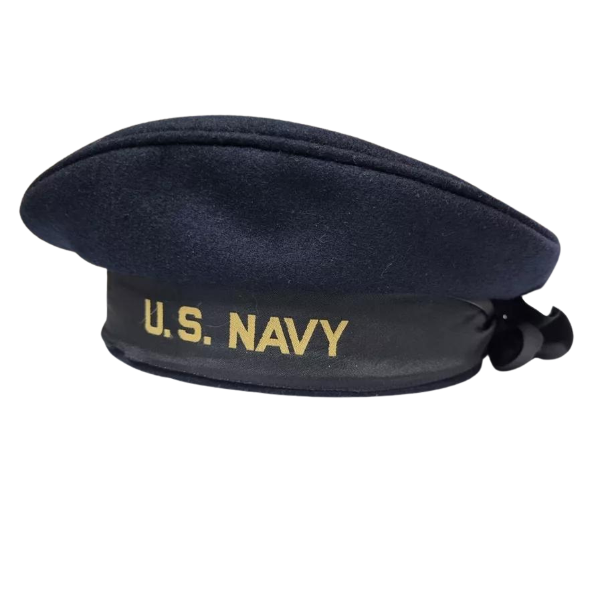 WWII US Navy Wool Beret Hat Sailor Cap