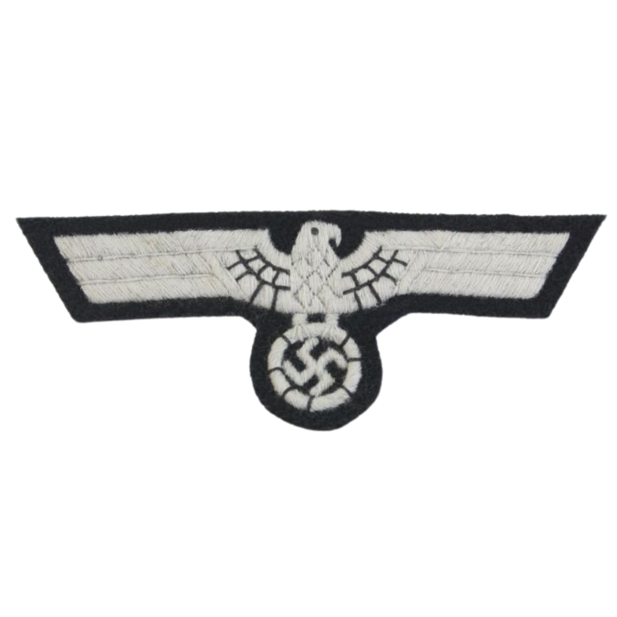 Pack of 6 - WW2 German Panzer Metal Tunic Chest Eagle - Silver