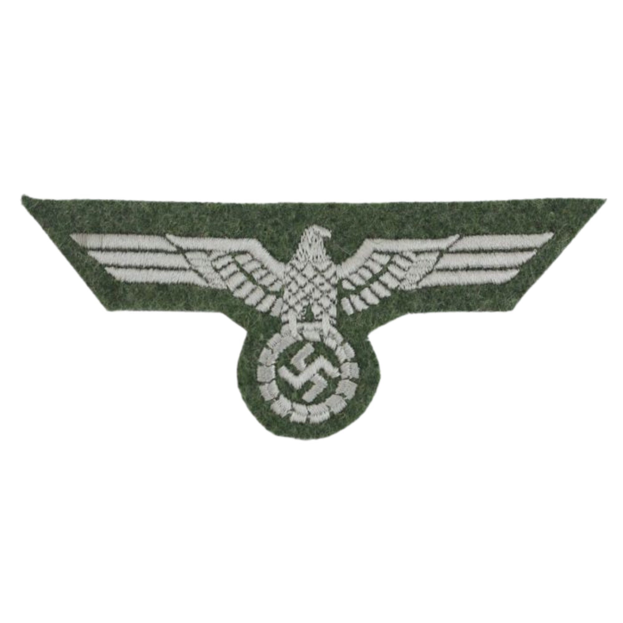 Pack of 6 - WW2 German Army Tunic Chest Eagle - Field Grey Backing