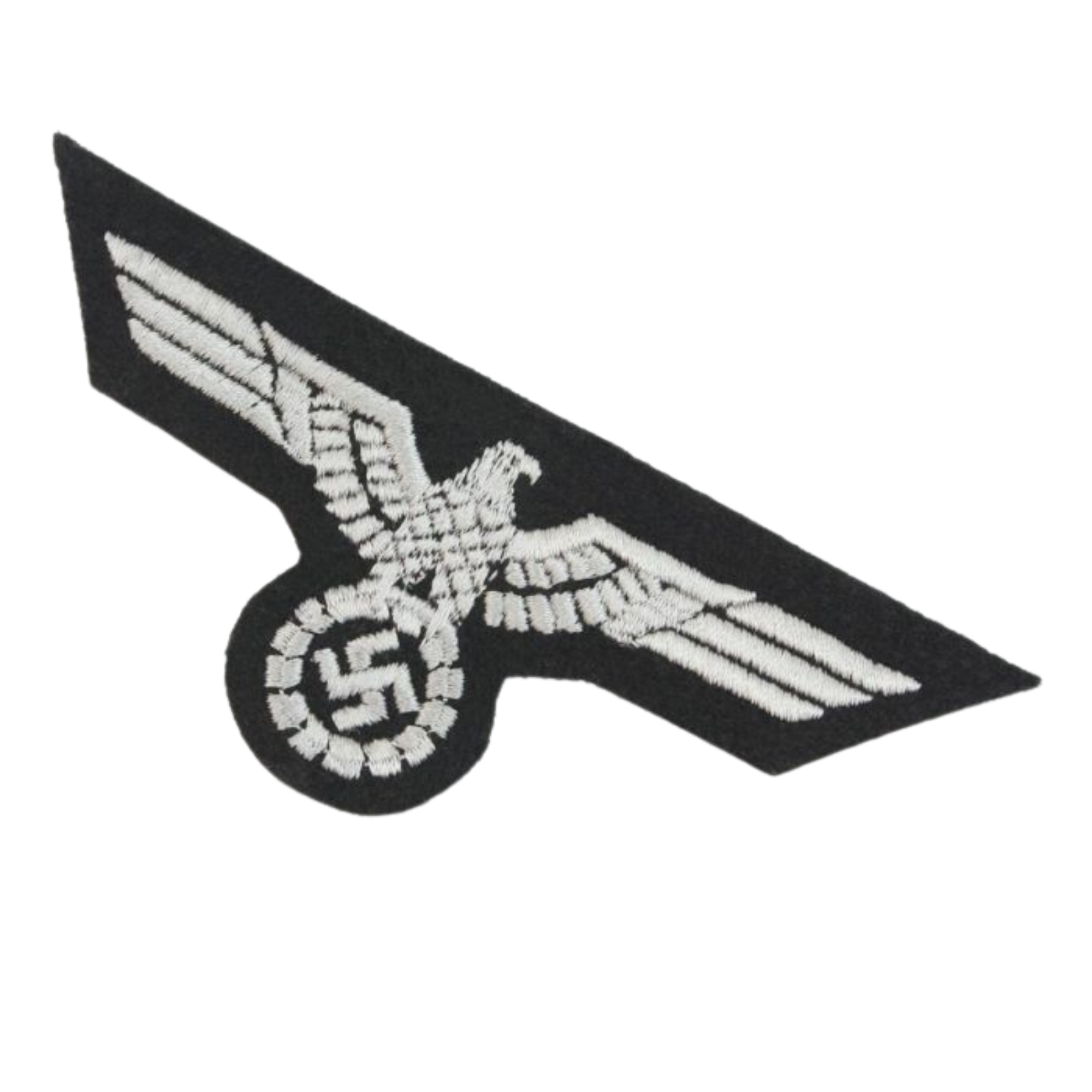 Pack of 6 - WW2 German Army Panzer Tunic Chest Eagle - Black Backing