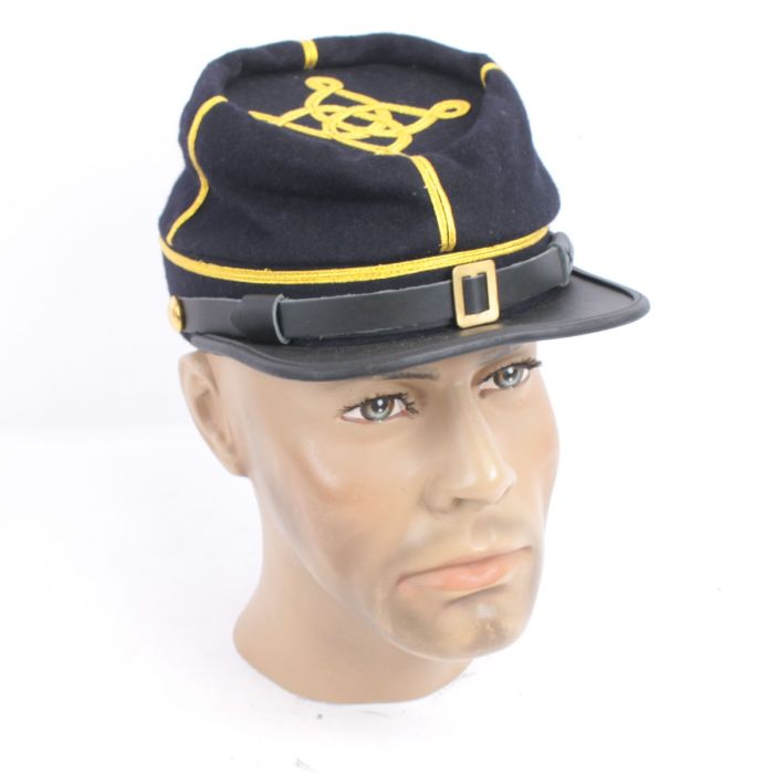 American Civil War Union Officers Blue Kepi Cap Captain - World Wing1