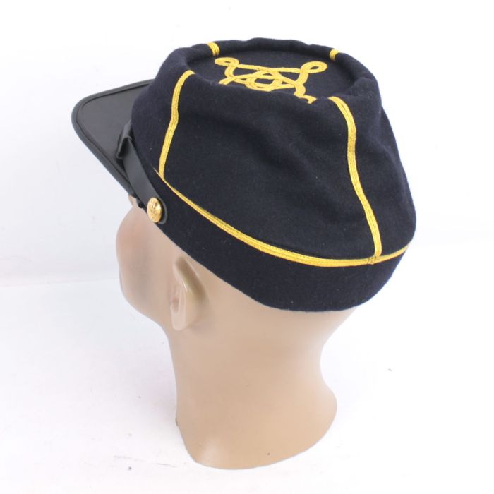 American Civil War Union Officers Blue Kepi Cap Captain - World Wing1