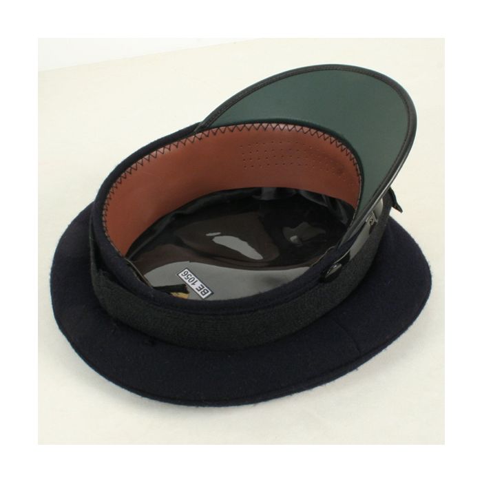 Royal Navy Blue Officer's Peaked Cap Kings Crown