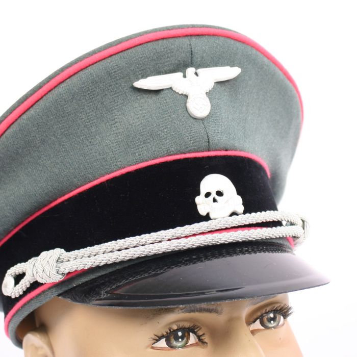 Panzer SS Officers Visor Cap