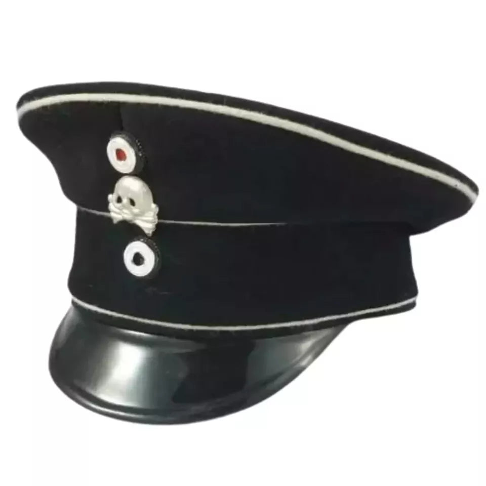 German Imperial Army Hussars officer visor cap, repro (WWI)