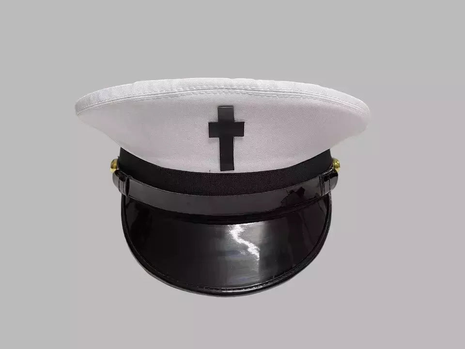 NEW MASONIC REGALIA KNIGHT TEMPLAR BLACK CAPTAIN HATS - ALMOST ALL SIZES CP MADE